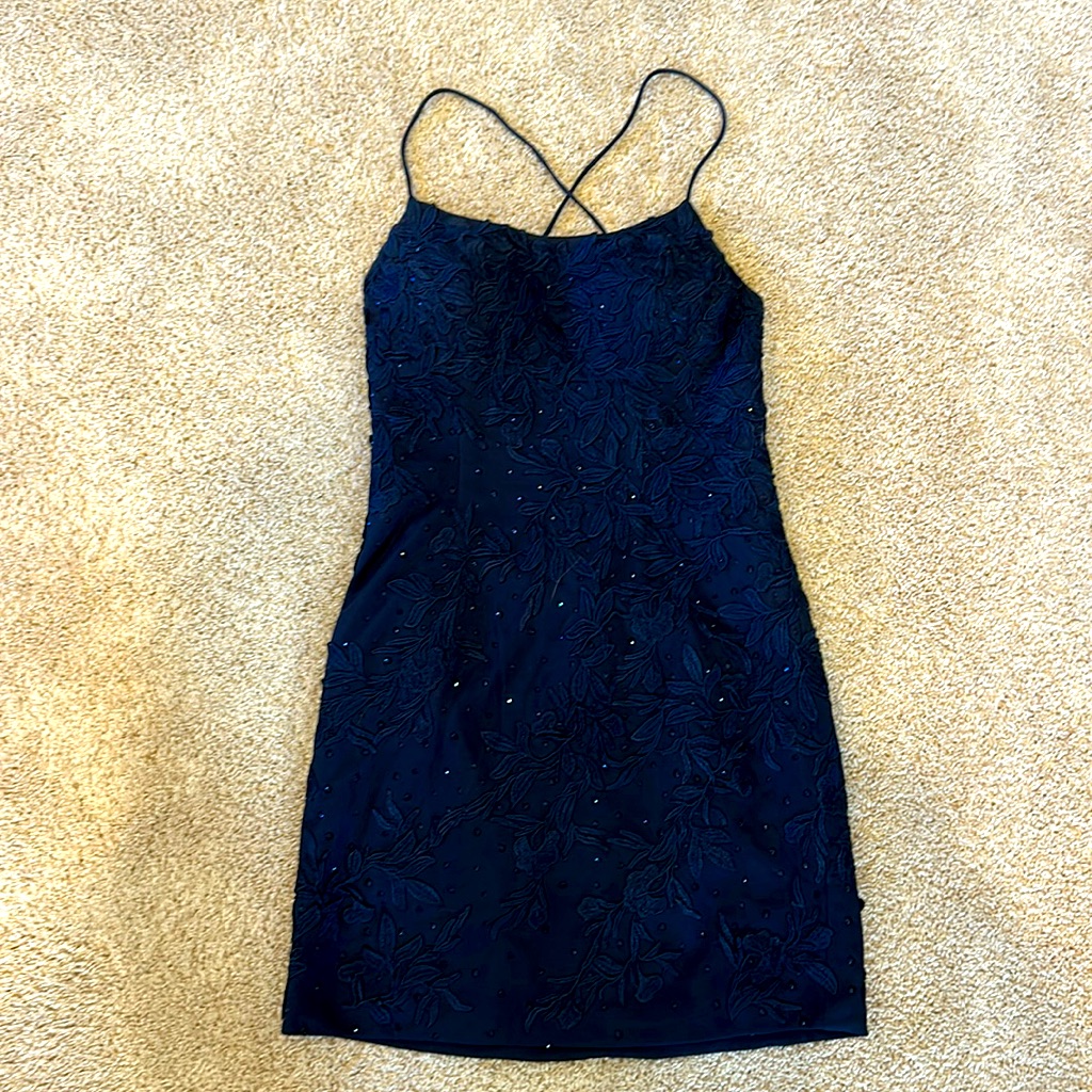 Faviana Embroidered And Sequined Dress